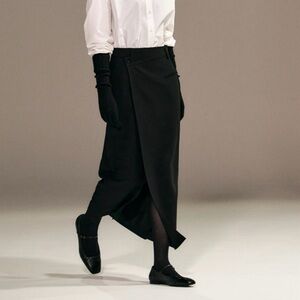 RIDIFI Women’s Asymmetrical Wrap Maxi Skirt (Size: M)